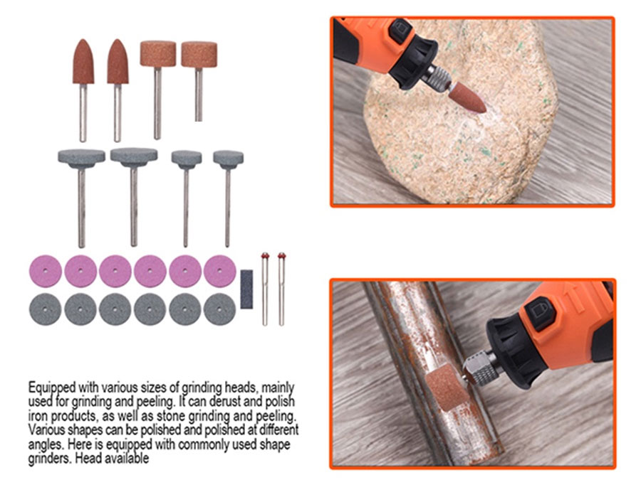 Bộ máy mài khuôn đa năng 211 chi tiết Harden 752912