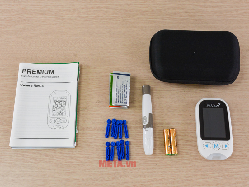 Máy đo đường huyết 5 trong 1 FaCare TD-4216&FC-M168