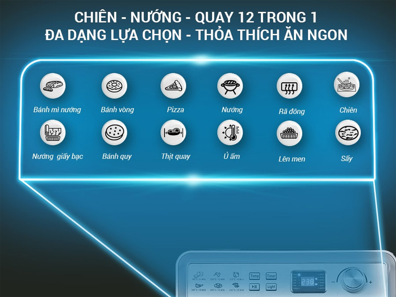 Nồi chiên không dầu cảm ứng Nagakawa NAG3309 (24 lít)