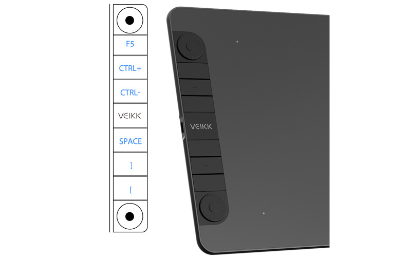 Bảng vẽ điện tử Veikk VK1060 Pro