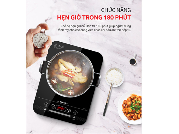 Bếp từ cảm ứng Coex CI-3305 (kèm nồi lẩu)