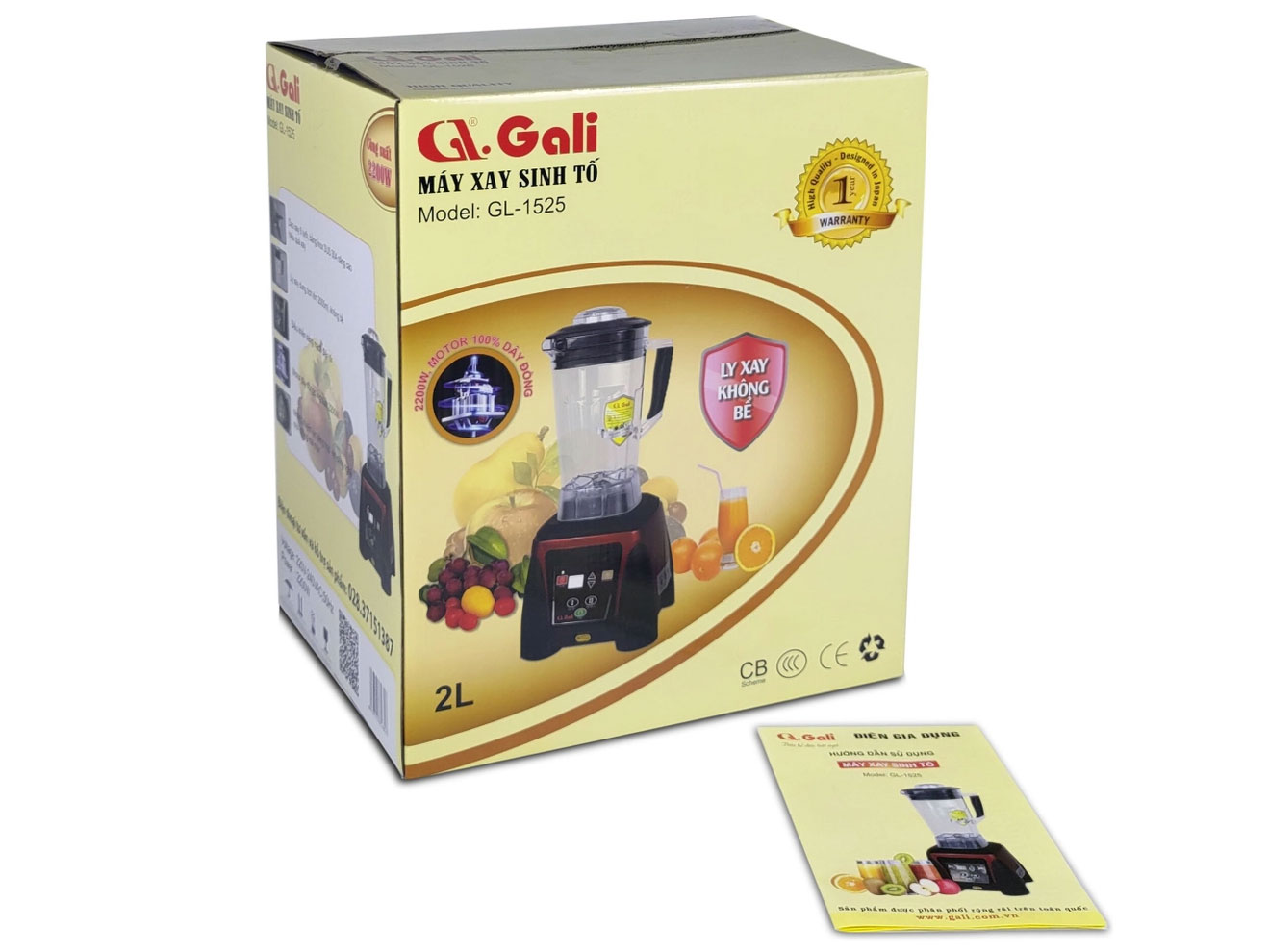 Máy xay sinh tố công nghiệp Gali GL-1528