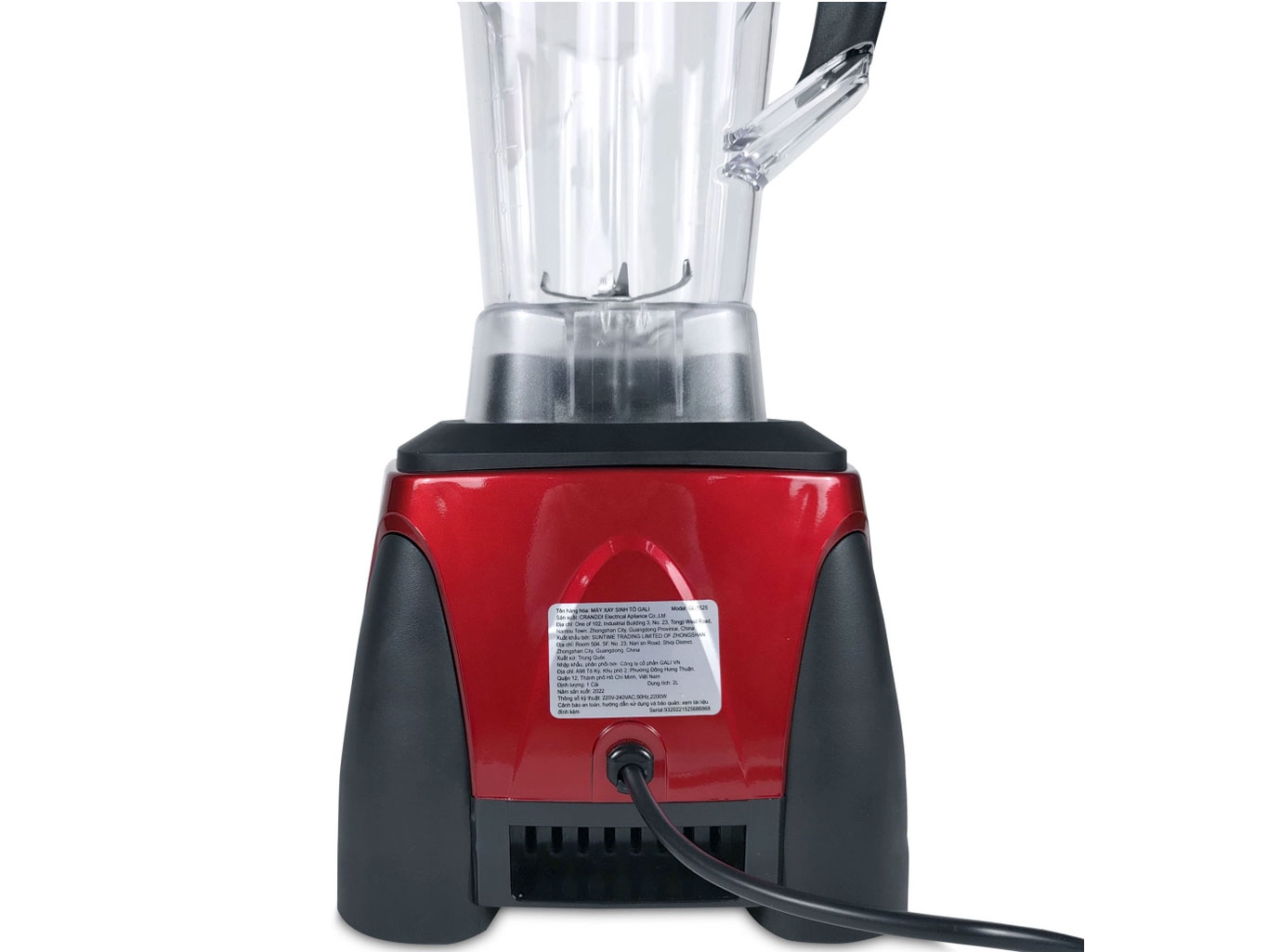 Máy xay sinh tố công nghiệp Gali GL-1528