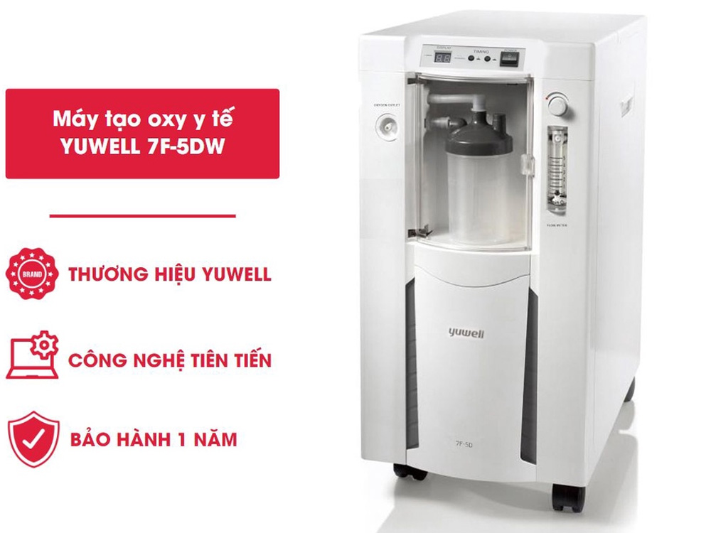 Máy tạo oxy 5 lít Yuwell 7F-6W (7F-5DW)