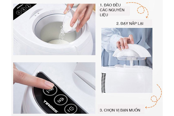 Máy làm kem tươi Tiross TS-9091