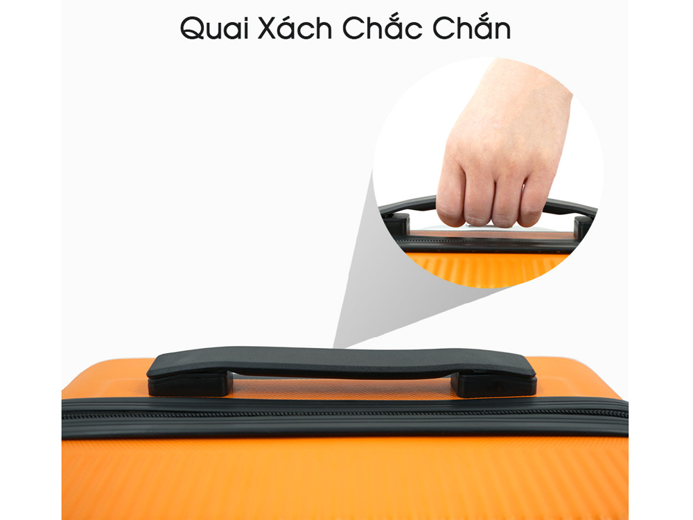 Bộ 2 vali nhựa kéo du lịch TRIP P808 (size 20 inch, 22 inch)