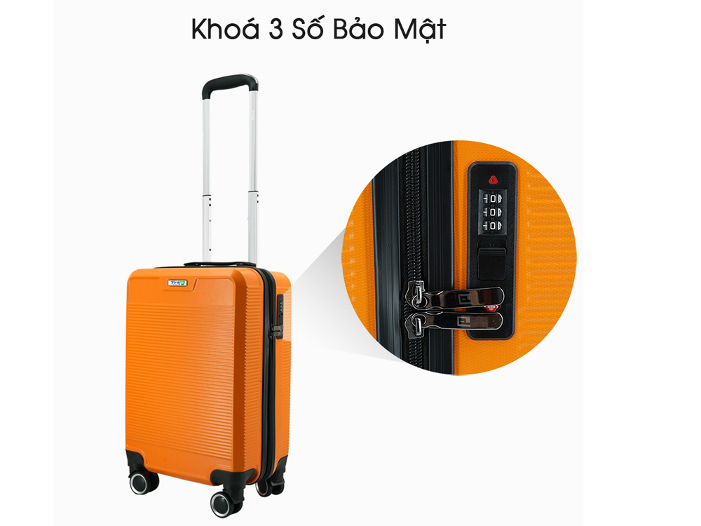 Bộ 2 vali nhựa kéo du lịch TRIP P808 (size 20 inch, 22 inch)