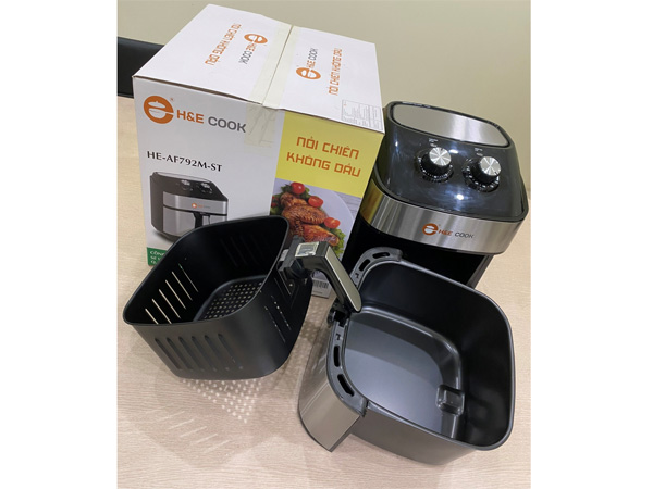 Nồi chiên không dầu H&E Cook HE-AF792M-ST