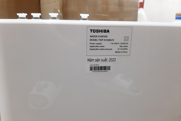 Máy lọc nước trực tiếp RO Toshiba TWP-N1686UV(W1)