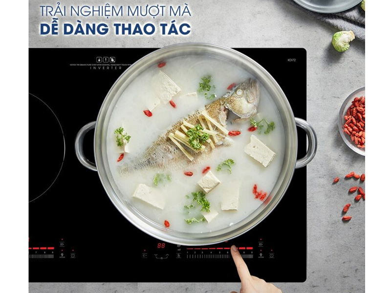 Bếp từ đôi Kalite KDI72