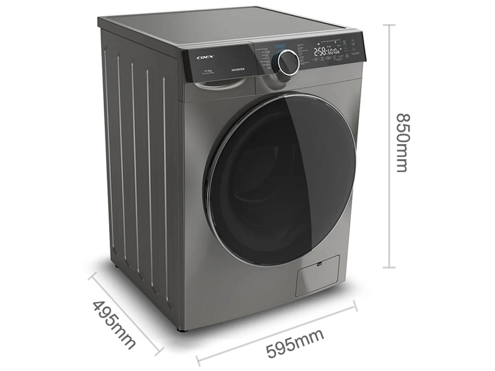 Máy giặt lồng ngang Coex Inverter 9.5kg FW-90CW1408IGB
