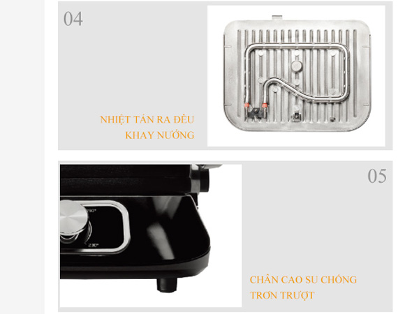 Kẹp nướng điện Sandwich Tiross TS9662