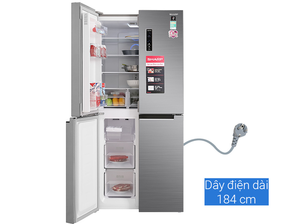 Tủ lạnh Sharp Inverter 401 lít SJ-FXP480V-SL