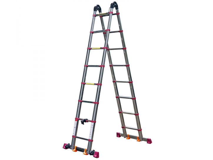 Thang inox rút gọn chữ A FujiHome TLA08IR