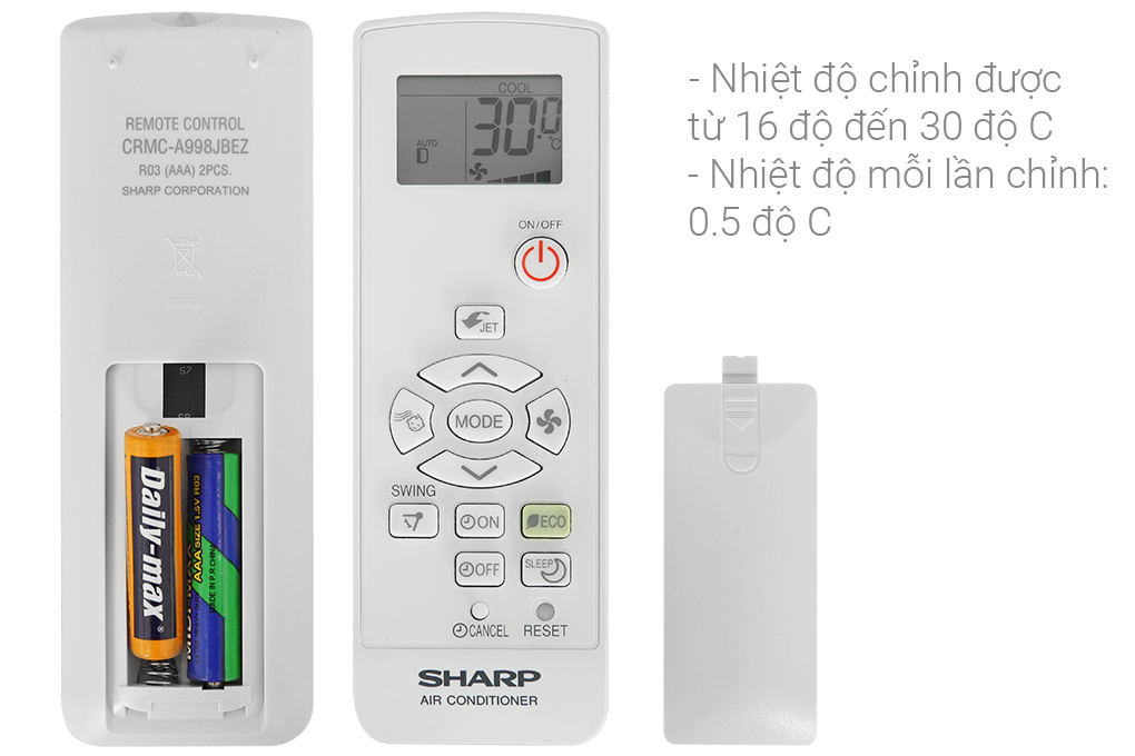 Máy lạnh Sharp Inverter 1HP AH-X10ZEW