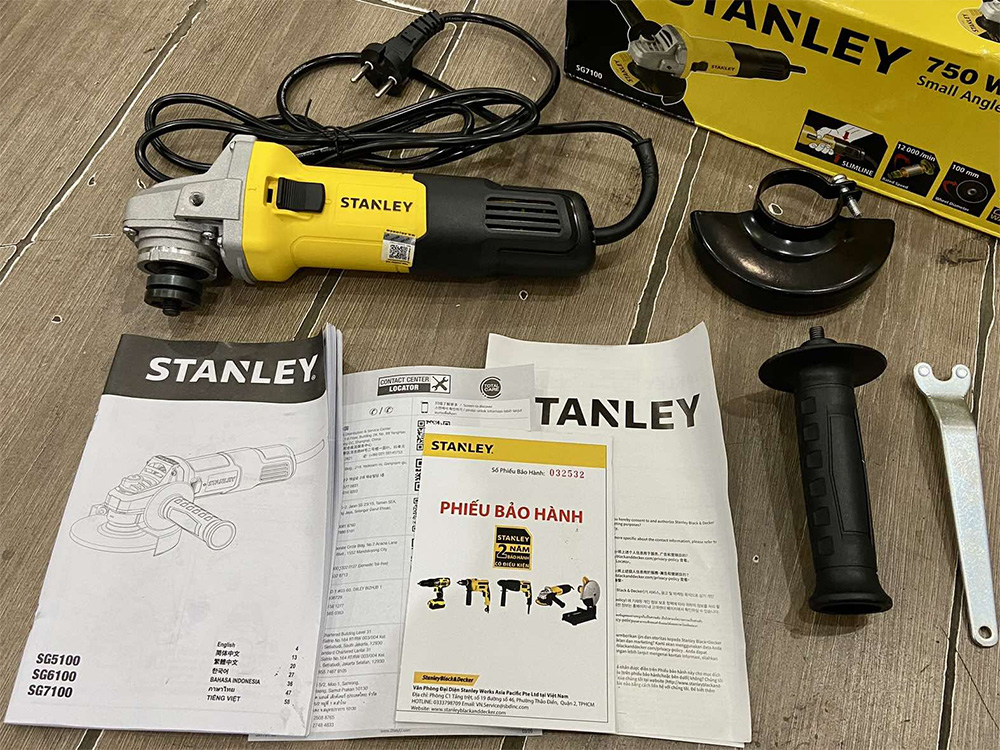 Máy mài góc 750W Stanley SG7100