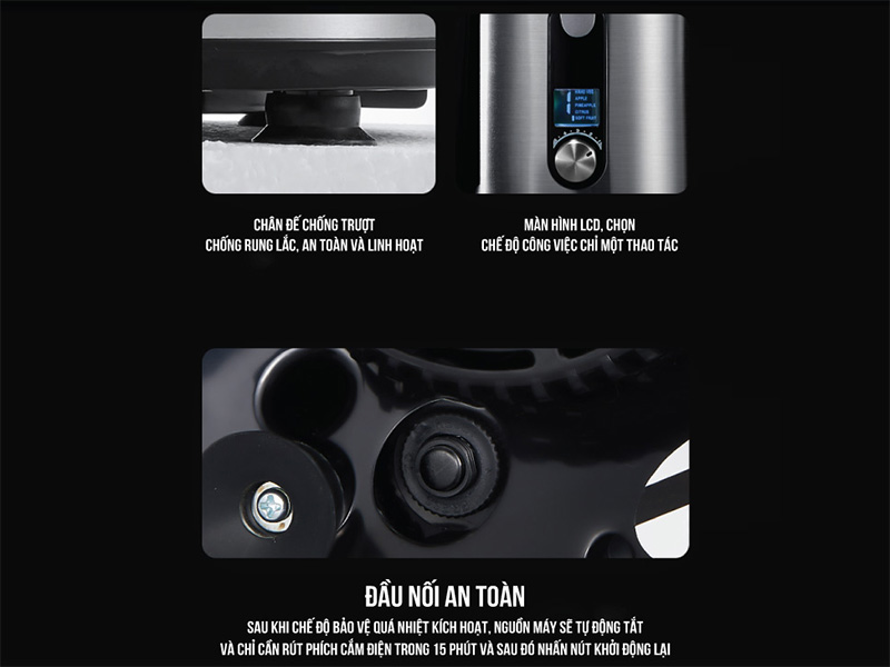 Máy ép nhanh trái cây đa năng Roler RJ-4208