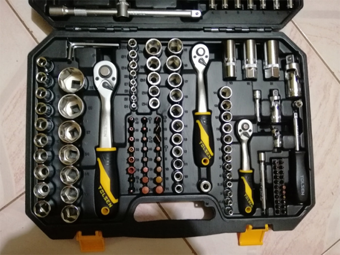 Bộ dụng cụ mở bulong 175 món Tolsen 15146