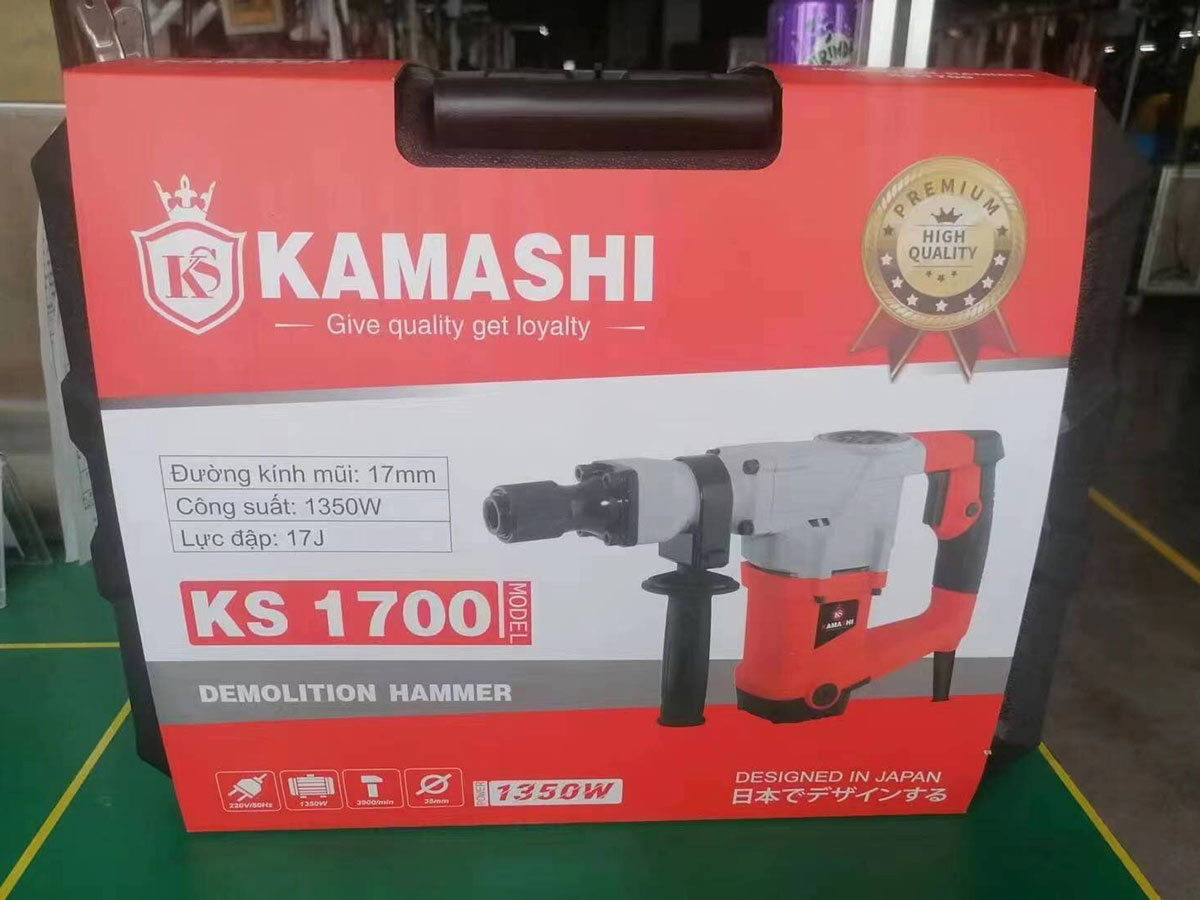 Máy đục bê tông Kamashi KS1700