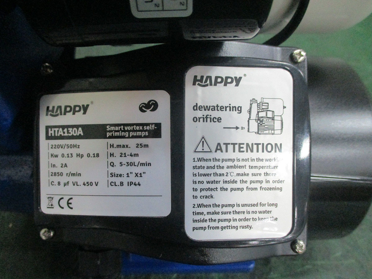 Máy bơm tăng áp tự động Happy HTA130A