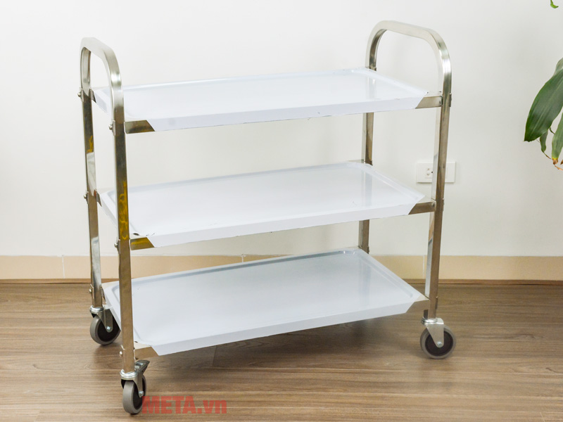 Xe đẩy thức ăn inox 3 tầng Vietbin VB-2TA02 (TA02)