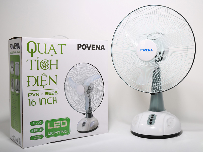 Quạt tích điện Povena PVN-5626