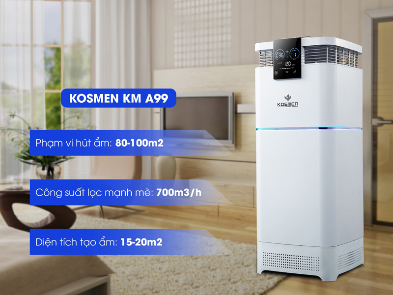 Máy lọc không khí bù ẩm Kosmen KM-A99