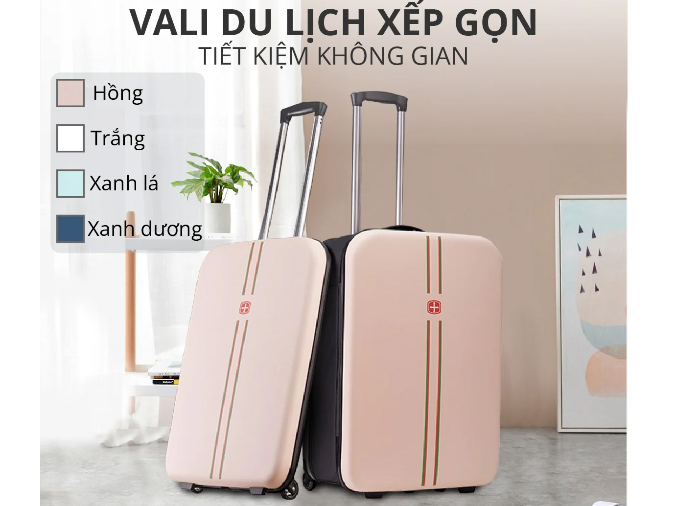 Vali du lịch xếp gọn Kachi MK356 (24 inch)