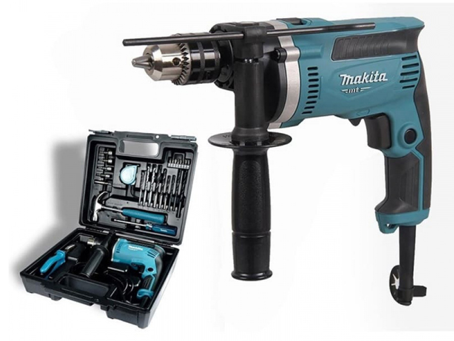 Máy khoan búa 26 phụ kiện Makita M8100KX2B 710W
