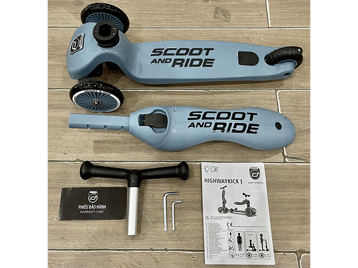 Ảnh thực tế xe scooter trẻ em Scoot and Ride Highwaykick 1