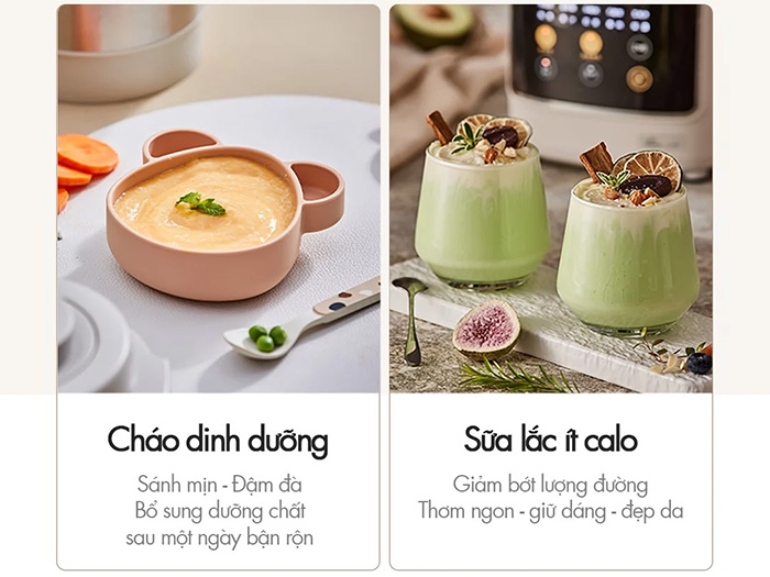 Máy làm sữa hạt đa năng Bear PBJ-D10T1 (1,75 lít)