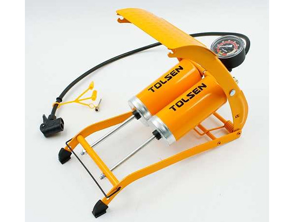 Bơm chân có đồng hồ 2 x Ø55 x 120 mm Tolsen 65510