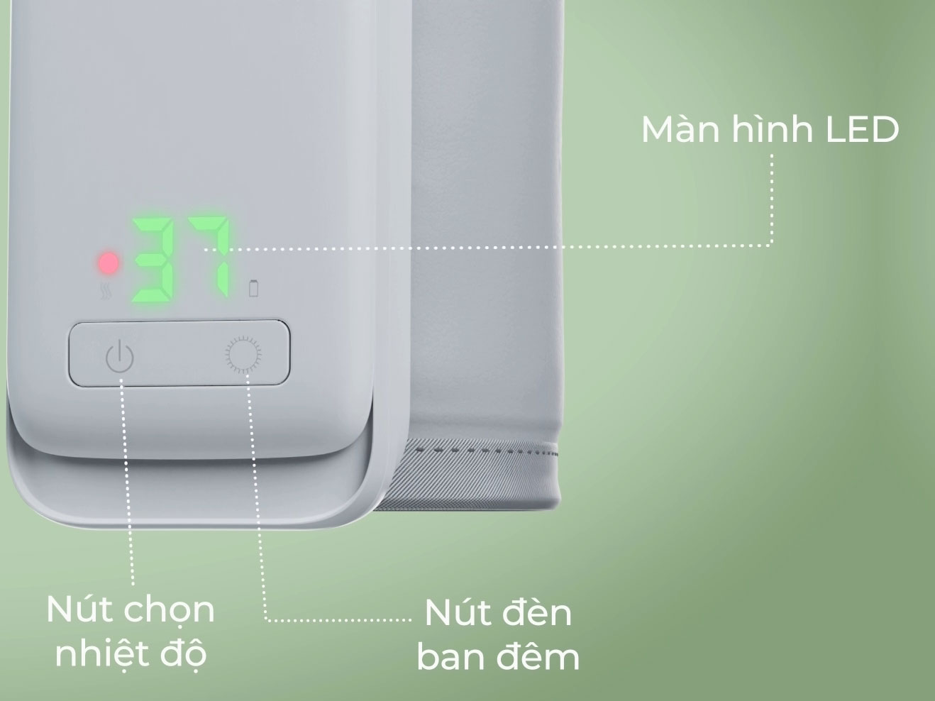 Dụng cụ hâm sữa cầm tay không dây READY 4 Plus+ FB3123WN