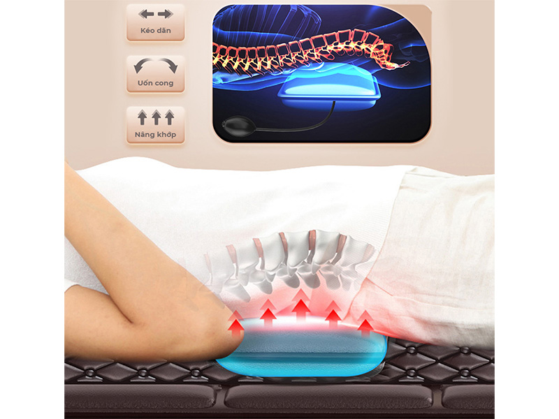 Đệm massage toàn thân Vispo VP-N23D