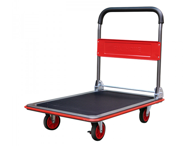 Xe đẩy hàng sàn thép 4 bánh FujiHome SH300N