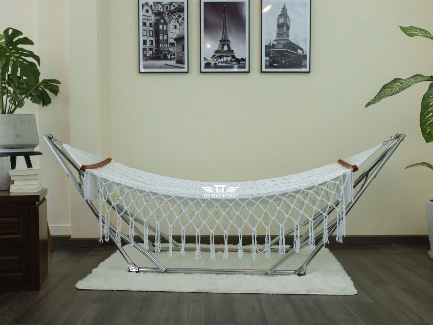 Võng xếp Inox Crom Đại Vip Tín Thành Phát VI-03