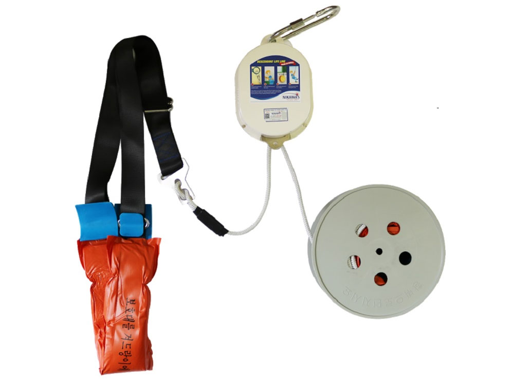 Bộ dây thoát hiểm tự động Nikawa KDD-30F (tầng 30 - 33)