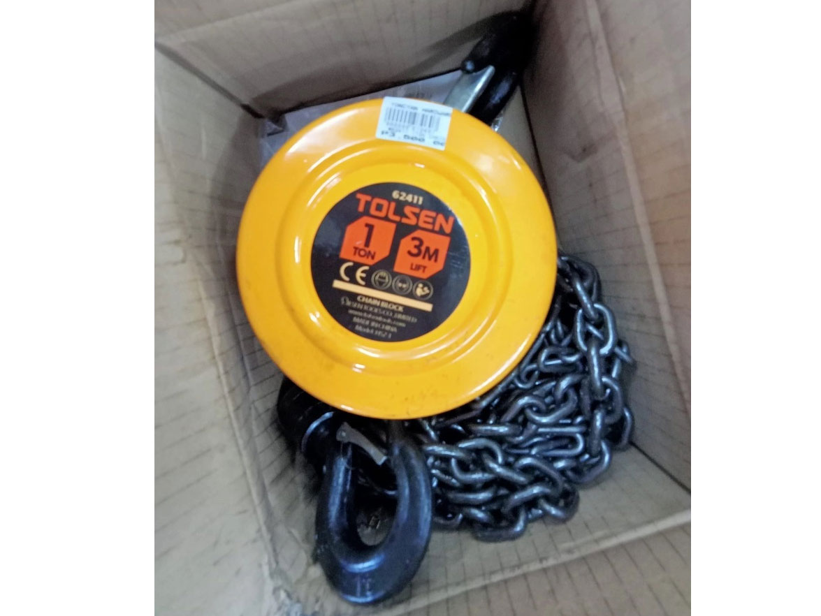Palang xích kéo tay 3 tấn Tolsen 62413