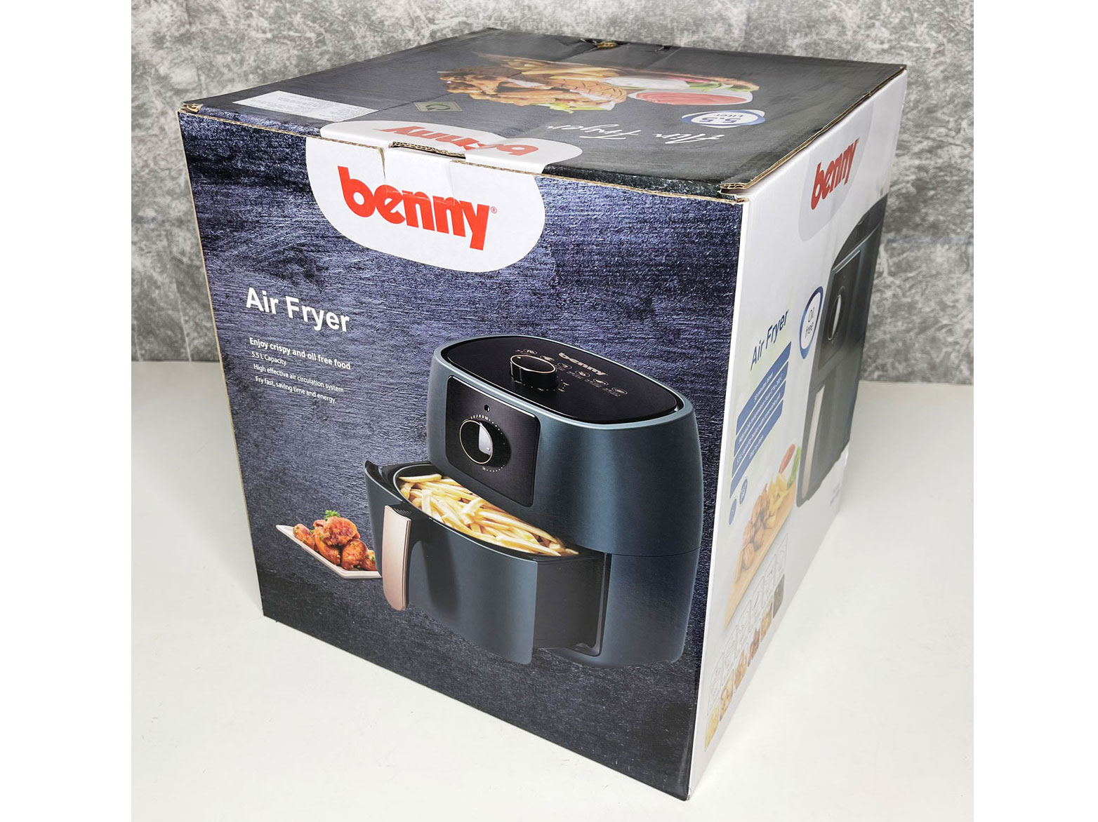Nồi chiên không dầu cơ Benny BAF-55H - 5.5 lít