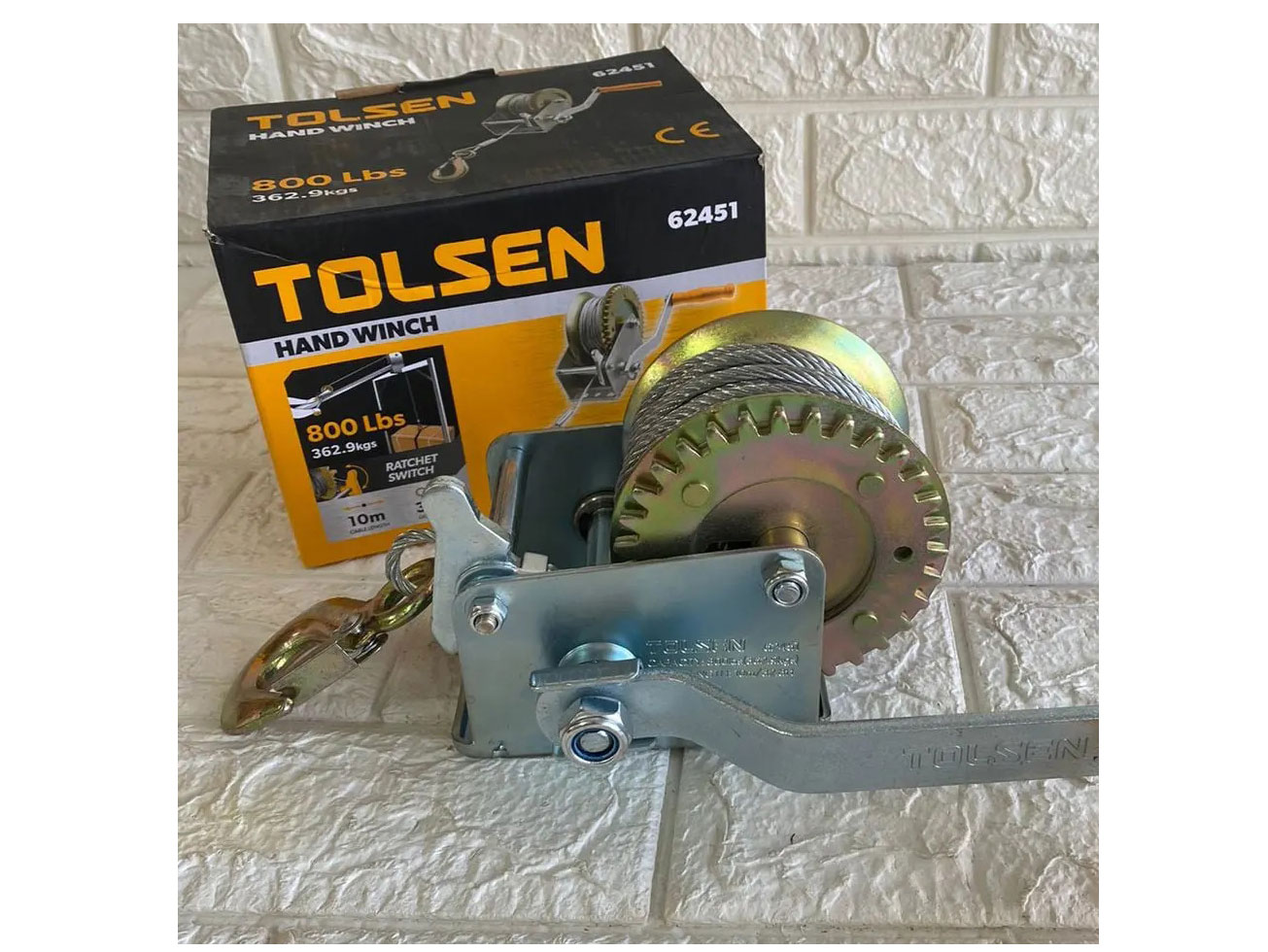 Dụng cụ kéo cáp tay 800 LBS Tolsen 62451