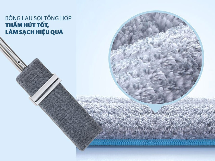 Bộ lau nhà đa năng Space Saving Sunhouse KS-CL3211PB