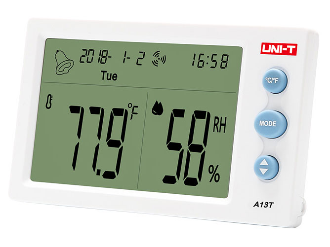 Đồng hồ nhiệt độ, độ ẩm, thời gian Uni-T A13T
