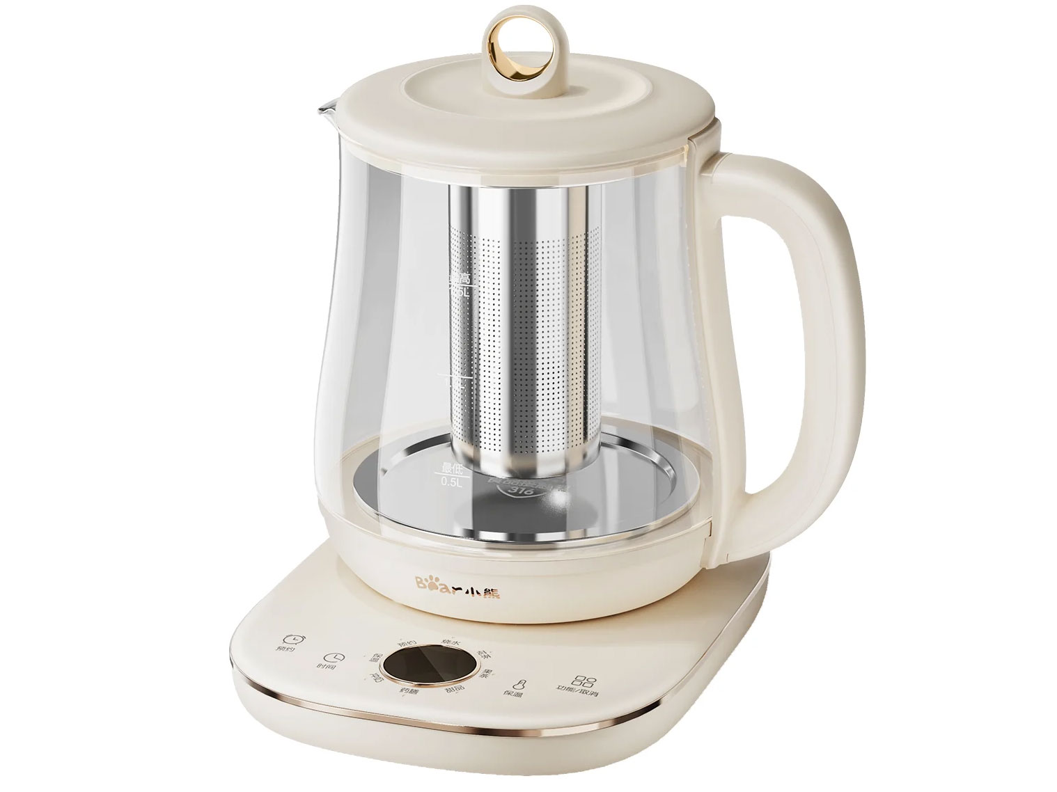 Ấm pha trà siêu tốc Bear YSH-E15M1