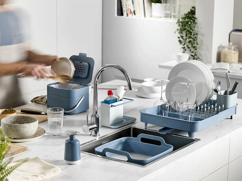 Hộp đựng rác nhà bếp mini Joseph Joseph (xanh) - 003215