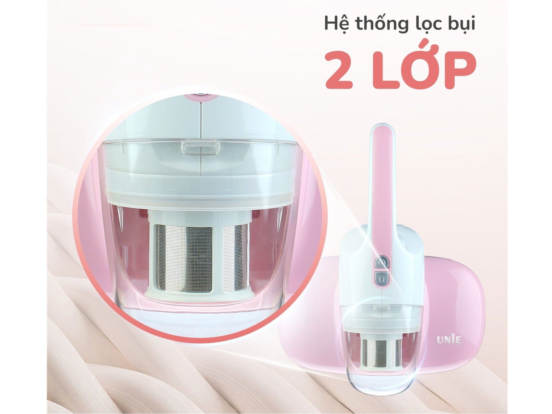 Máy hút bụi chăn đệm UNIE UMV61