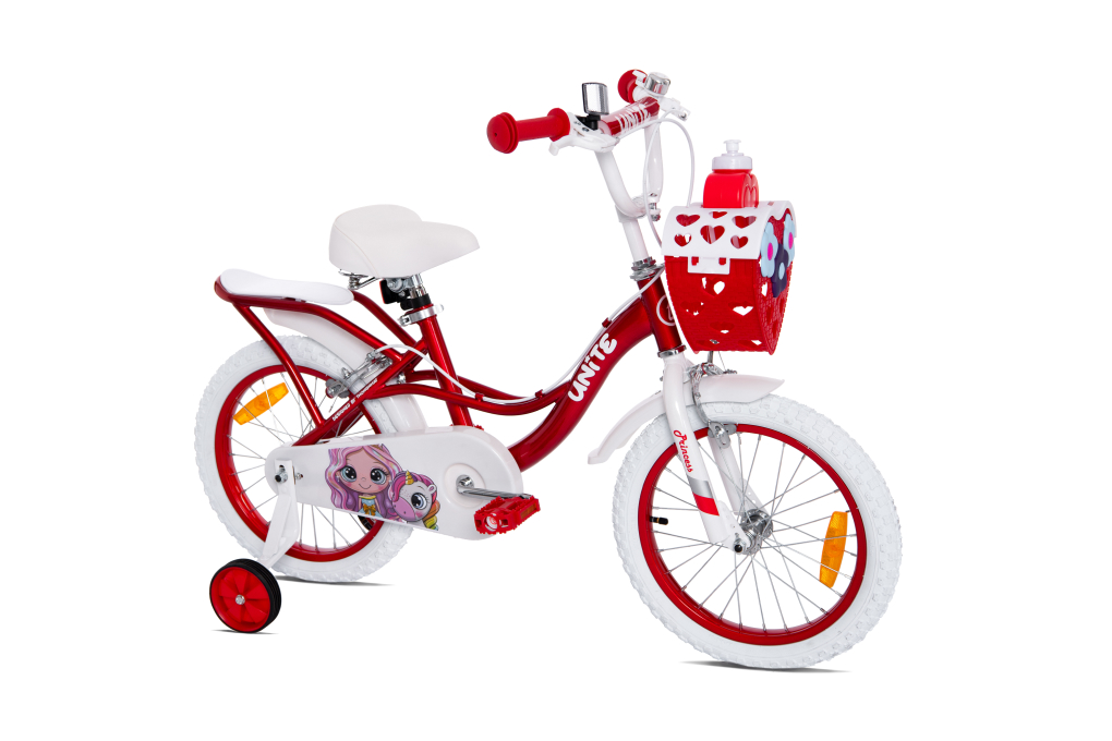 Xe đạp trẻ em nữ Thống Nhất Princess 16 16 inch (Có giỏ xe)