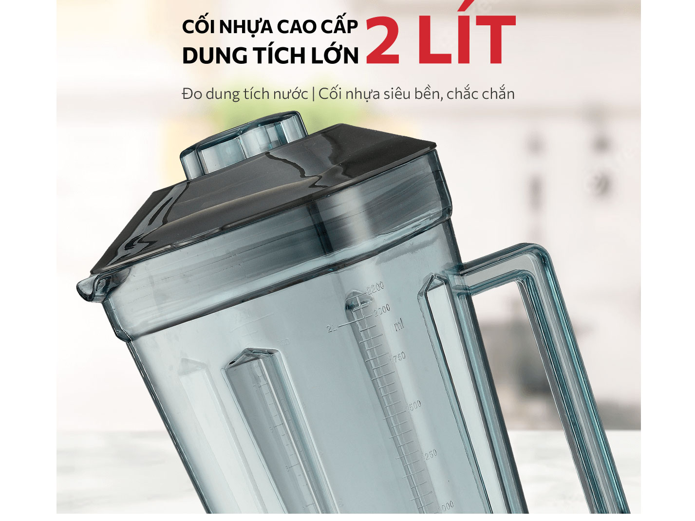 Máy xay sinh tố công nghiệp Saiko BLG-2000S - 2 lít