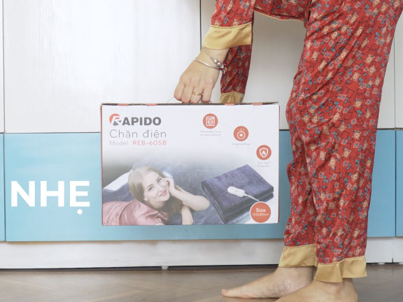 Chăn đệm điện sưởi ấm Rapido REB-60SB