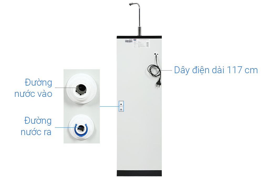 Máy lọc nước RO 10 lõi Sunhouse SHA88113K