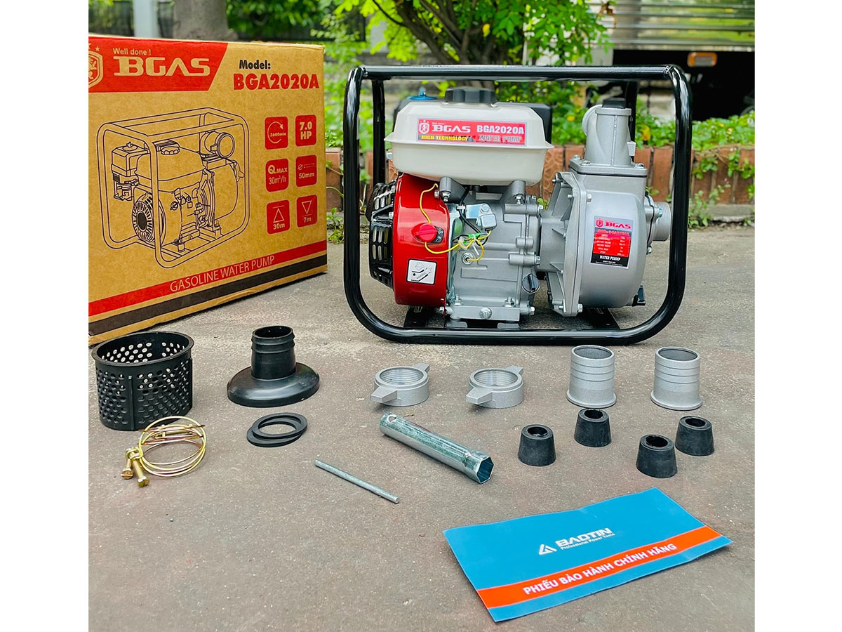 Máy bơm nước chạy xăng Bgas BGA2020A